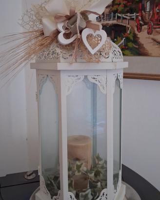 Lanterna shabby chic