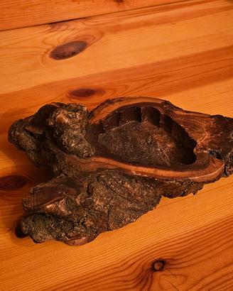 svuotatasche antico in legno