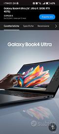 SAMSUNG BOOK4 ULTRA 9 32GB, 1 TB NVME 