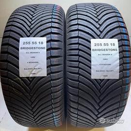 2 gomme 255 55 18 bridgestone a1645
