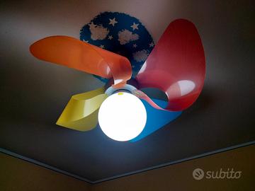 Lampadario con ventilatore per bambini