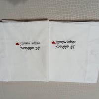 set di due federe matrimoniali 