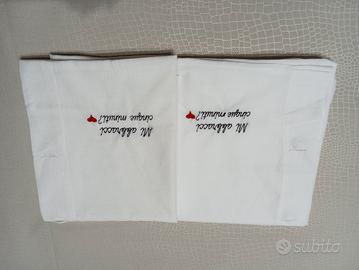 set di due federe matrimoniali 