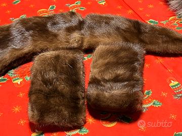 Collo scialle piu due polsi