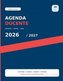 Agenda del docente 26/27
