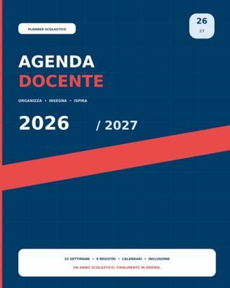 Agenda del docente 26/27