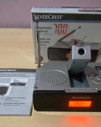 Radio Sveglia con proiezione dell’ora
