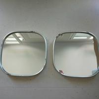 coppia di specchi vintage industriale da parete 