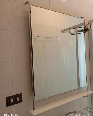 Specchiera bagno con faretto led