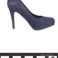 Scarpe con tacco decollte scamosciate Miss Roberta