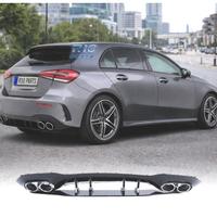 DIFFUSORE MERCEDES CLASSE A W177 18- A45 AMG NERO 
