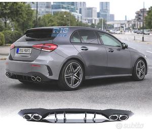DIFFUSORE MERCEDES CLASSE A W177 18- A45 AMG NERO 