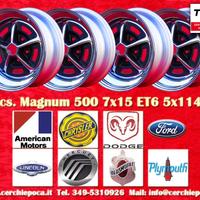 4 pz cerchi Magnum Ford 500 7x15 ET6 PCD 5x114.3