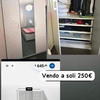 Armadio 3 ante con specchio IKEA