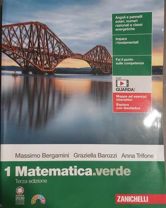 Libro 1 Matematica.verde 9788808529701