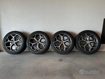 4 cerchi bmw originali x1F48 con gomme invernali
