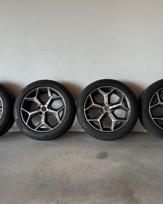4 cerchi bmw originali x1F48 con gomme invernali