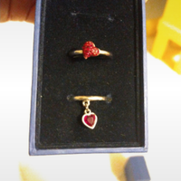 Anelli coppia swarovski cuori
