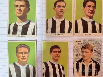 Lotto di 6 figurine Juventus.