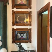 3 cornici Giacomo Balla e disegni ERTE