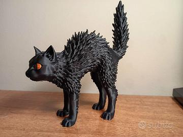 Gatto Nero Spaventato - Divertente Decorazione