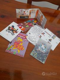 Set bambina per colorare, scrivere, disegnare