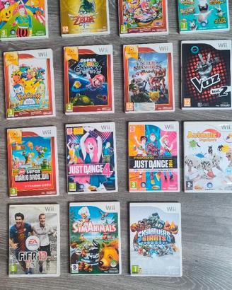 Lotto 15 giochi Nintendo Wii – Mario, Zelda, Pokém