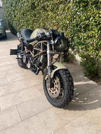 Ducati monster 900 del 1996 cafè racer militare