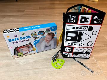 Soft Book baby mirror