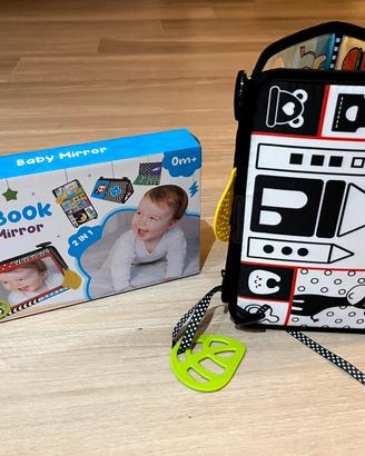 Soft Book baby mirror