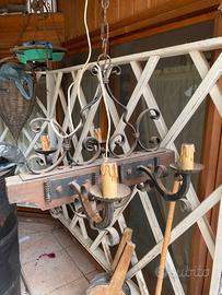 Candelabro a corrente antico