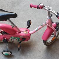 Bici bambina con rotelle
