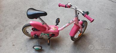 Bici bambina con rotelle