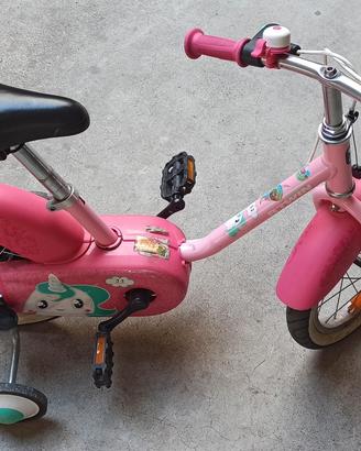 Bici bambina con rotelle