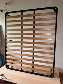 Rete letto matrimoniale a doghe