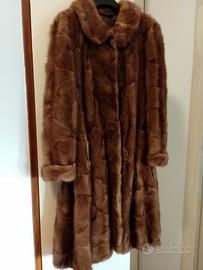 sevendo pelliccia lunga in visone tg. 46/48
