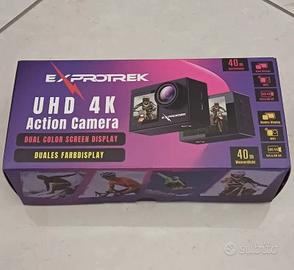 Camera Exprotrek Action Cam 20MP 4K Touch Screen