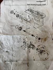 Ricambi piede mercury 115