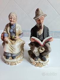 Coppia di statuine vintage 