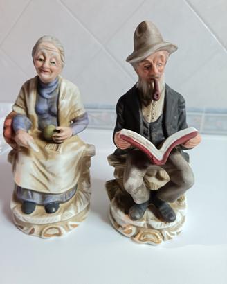 Coppia di statuine vintage 