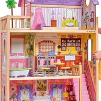 Casa delle bambole in legno
