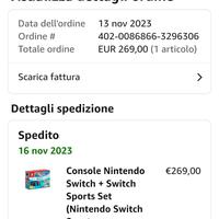 Nintendo Switch vergine