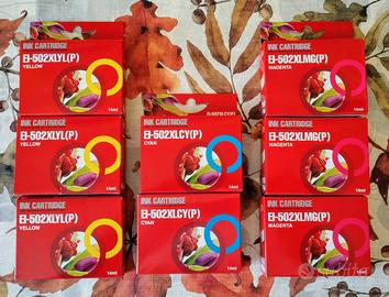 8 Cartucce T502XL Compatibili Stampante EPSON