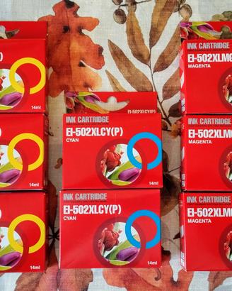 8 Cartucce T502XL Compatibili Stampante EPSON