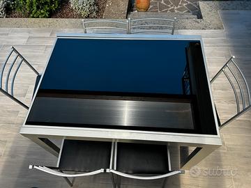 Tavolo allungabile 90x120/240 con sedie
