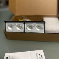 2 Luci Solari Led Esterno Sensore di Movimento