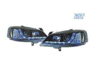 FARI OPEL ASTRA G 97-04 LUCE DIURNA LED CROMO