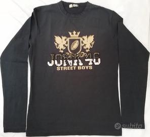T-Shirt Uomo manica lunga Nera JONK 46 Taglia M