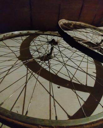 Coppia cerchi bici eroica