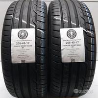 2 gomme 205 45 17 dunlop a48084